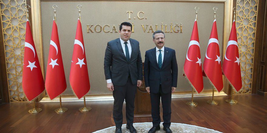 Makedon Bakan Hasan'dan Kocaeli Valiliğine ziyaret