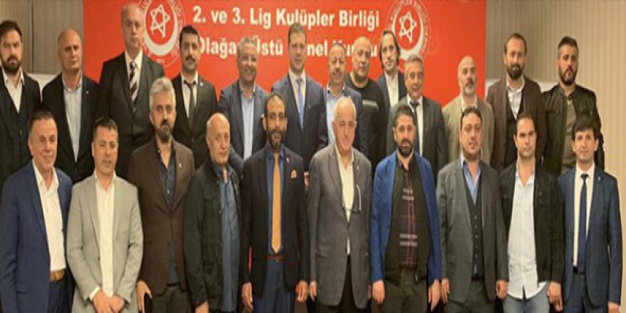 Resmen Kulüpler Birliği başkanı!