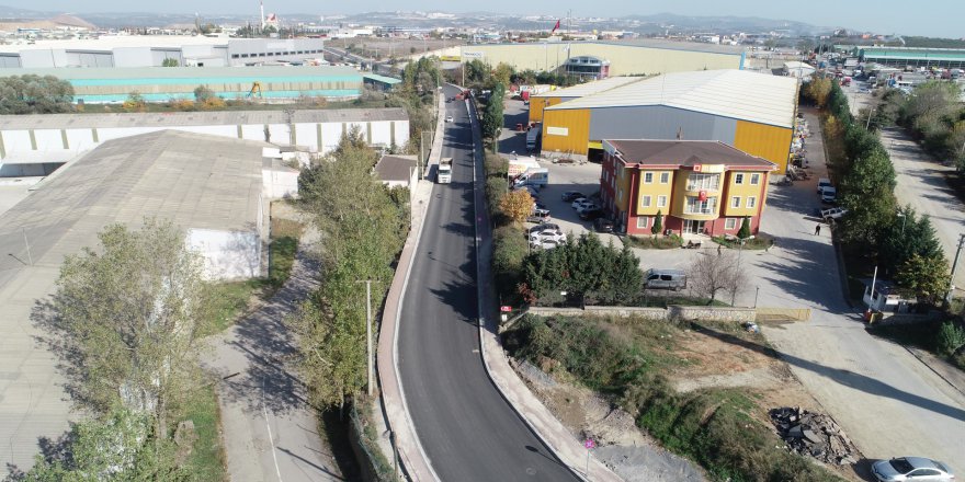 1804 Sokak asfaltlandı