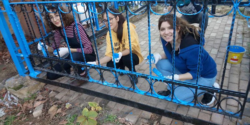 THK hizmet binasını boyadılar