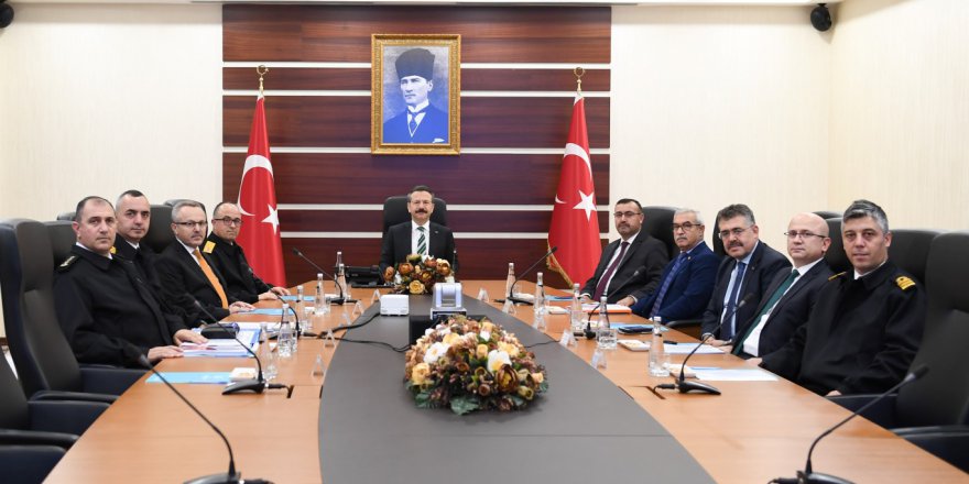 İl Güvenlik ve Asayiş Toplantısı Yapıldı