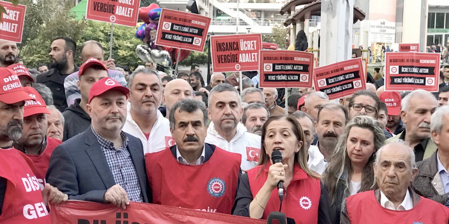 DİSK GENEL BAŞKANI ARZU ÇERKEZOĞLU: "Emeklilik yük değil, haktır"