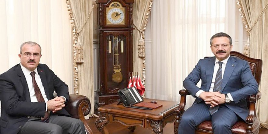 Aksoy, mevkidaşını ağırladı