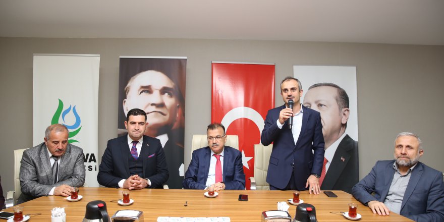 Okul müdürleriyle toplantı