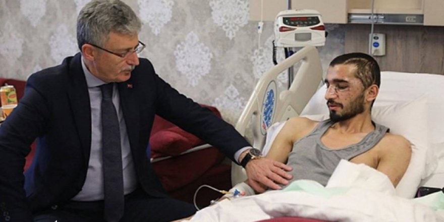 Ellibeş gaziyi ziyaret etti