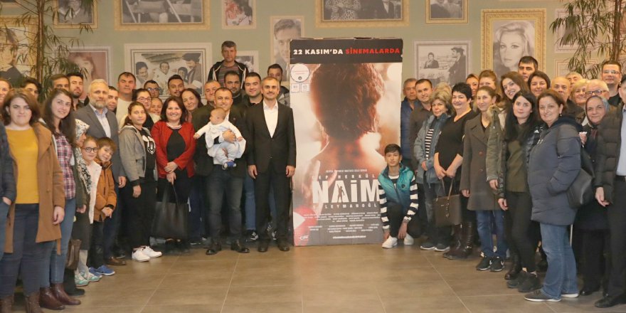 Naim Süleymanoğlu filmini izlediler