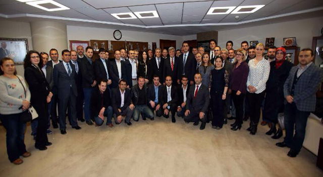 İnşaat mühendislerinden Karaosmanoğluna ziyaret