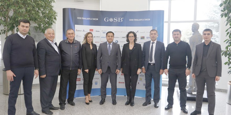 Özbek heyetin GOSB ziyareti