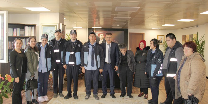 Kaymakam Hasan Gözen ile görüştüler