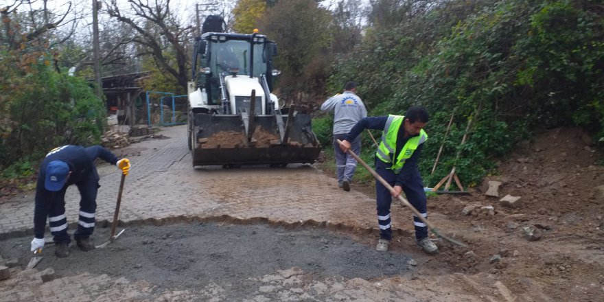 Fen İşleri çalışmalarını sürdürüyor