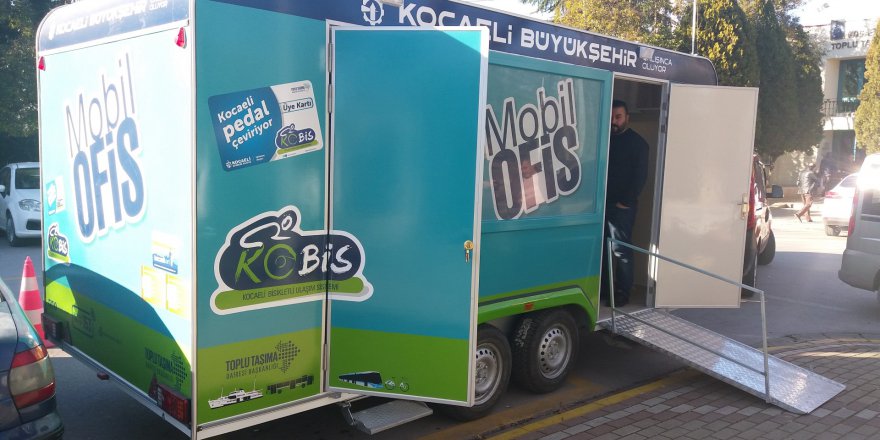 Mobil ofis karavanı Kartepe’de