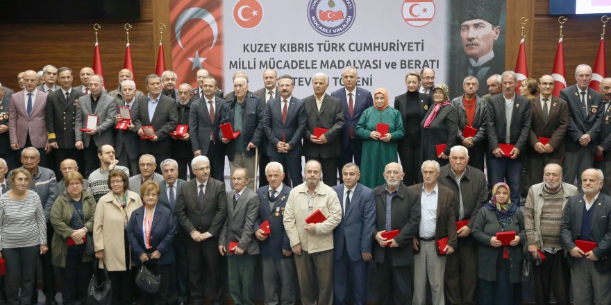 114 gaziye madalya ve berat belgesi