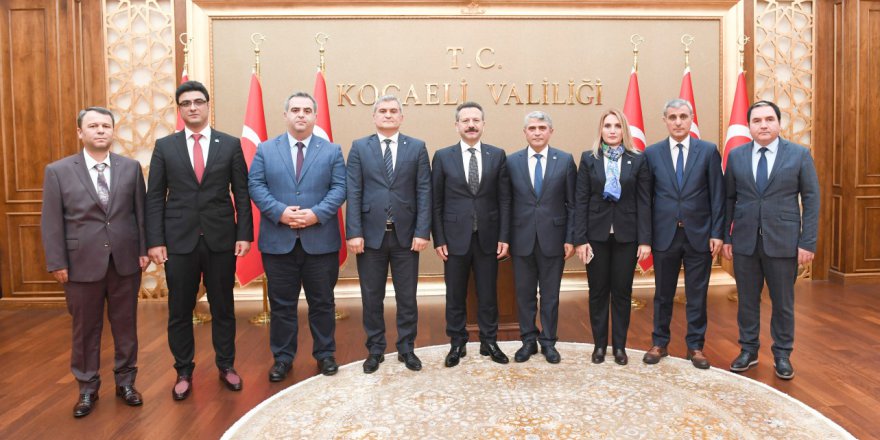 Muhasebeciler Vali Aksoy’u ziyaret etti