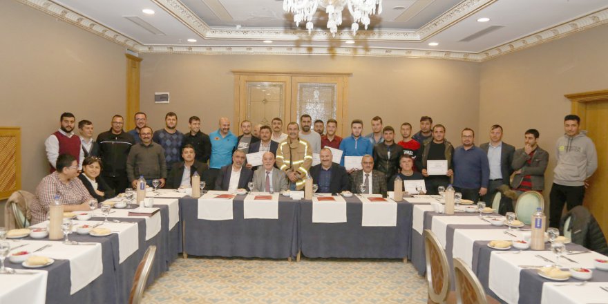 15 ilden 20 itfaiyeciye sertifika