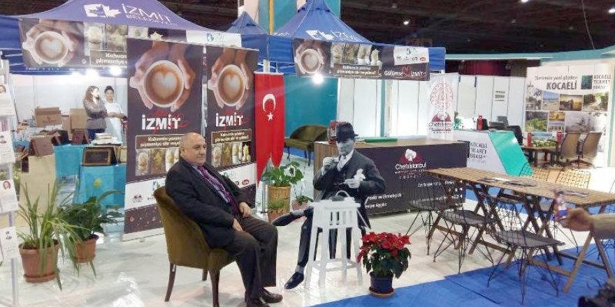 Kahve festivalinde pişmaniye keyfi