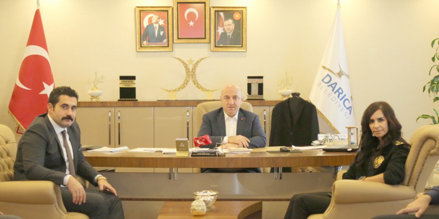 Bıyık, Emniyet müdürünü ağırladı