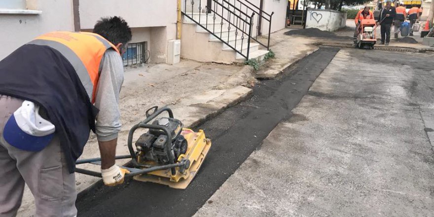 Üstyapı çalışmaları devam ediyor