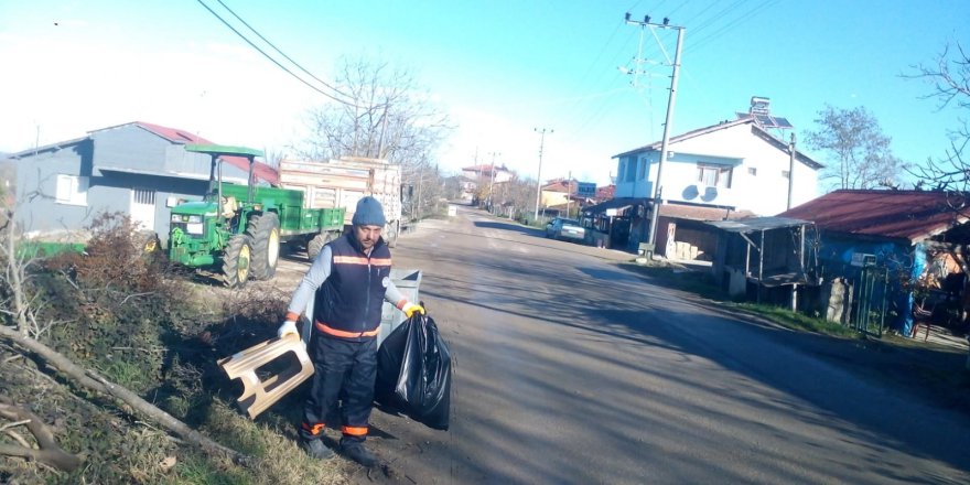 Köylerde mıntıka temizliği