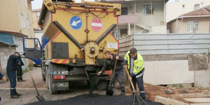 Fen işlerinden yoğun çalışma