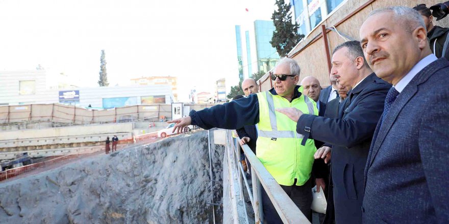 BÜYÜKAKIN: “Metro inşaatında aksama yok’’