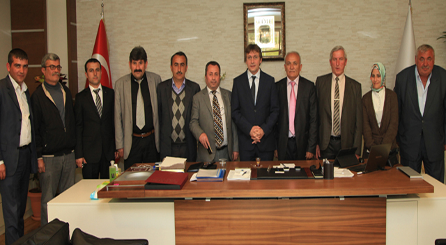 Muhtarlardan Demirci’ye tebrik ziyareti