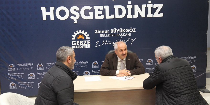 Büyükgöz vatandaşı dinliyor