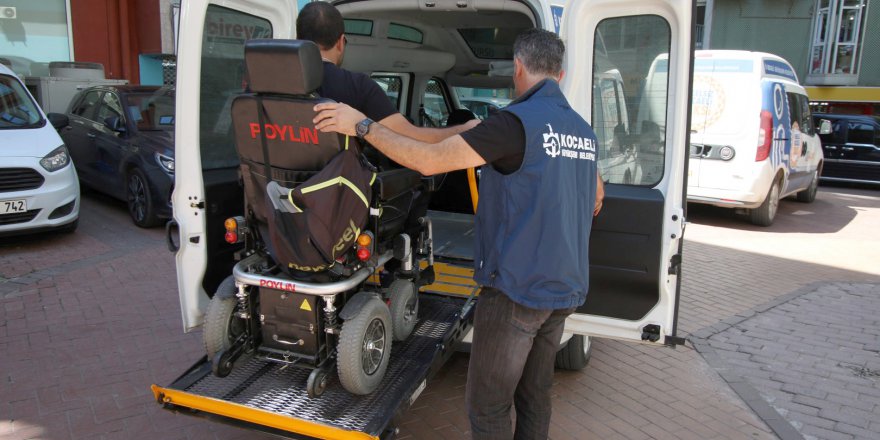 5 bin 597 engelli vatandaşa ulaşım hizmeti