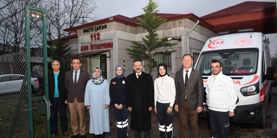 Vali Aksoy'un yılbaşı akşamı mesaisi