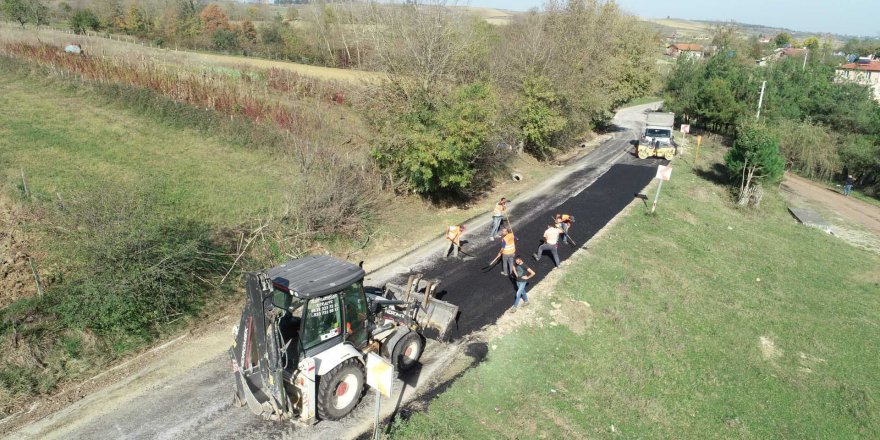 68 kilometre yol inşa edildi