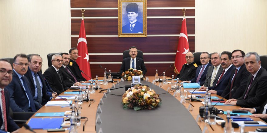 İl Güvenlik ve Asayiş Koordinasyon toplantısı