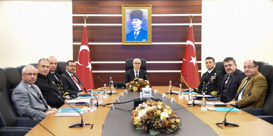 İl Güvenlik ve Asayiş  Koordinasyon toplantısı