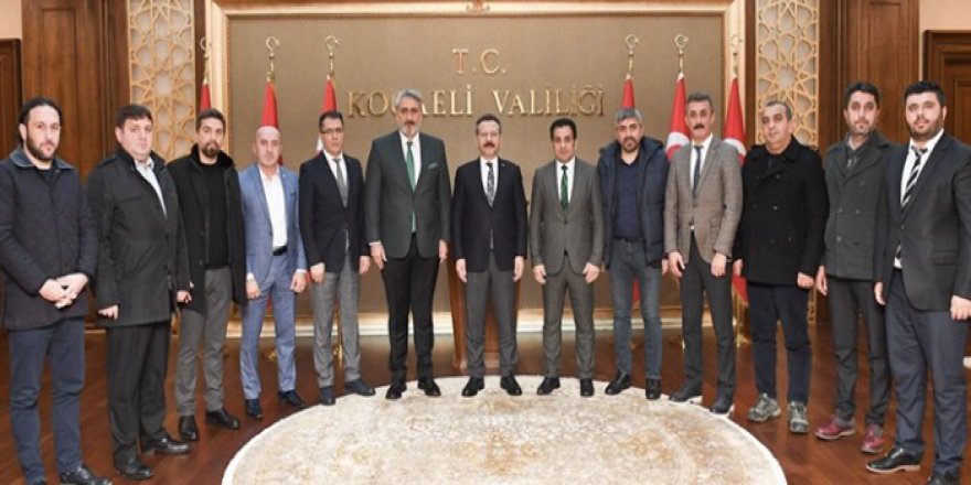 Amatörler Vali Aksoy’u ziyaret etti