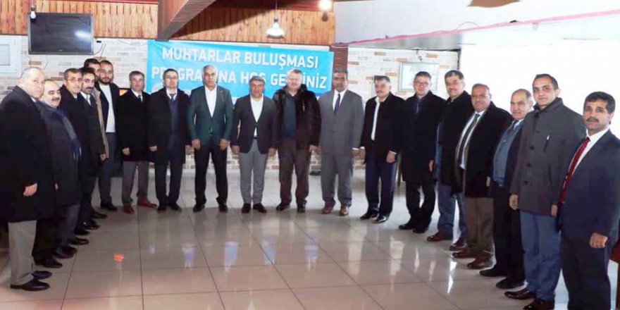 Mahalle muhtarlarıyla buluştu