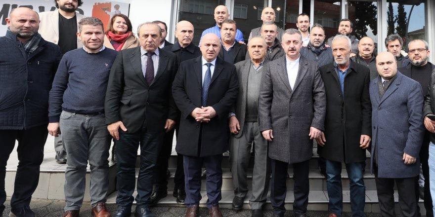 Darıca esnafıyla biraraya geldi