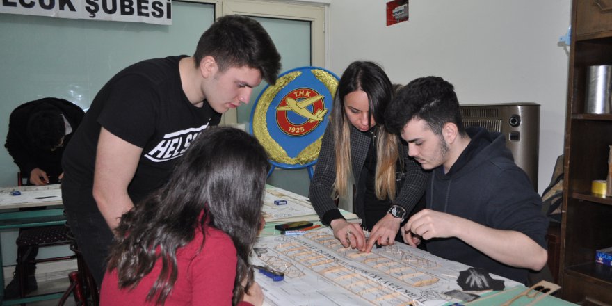 Gölcük'te model uçak kursu açıldı