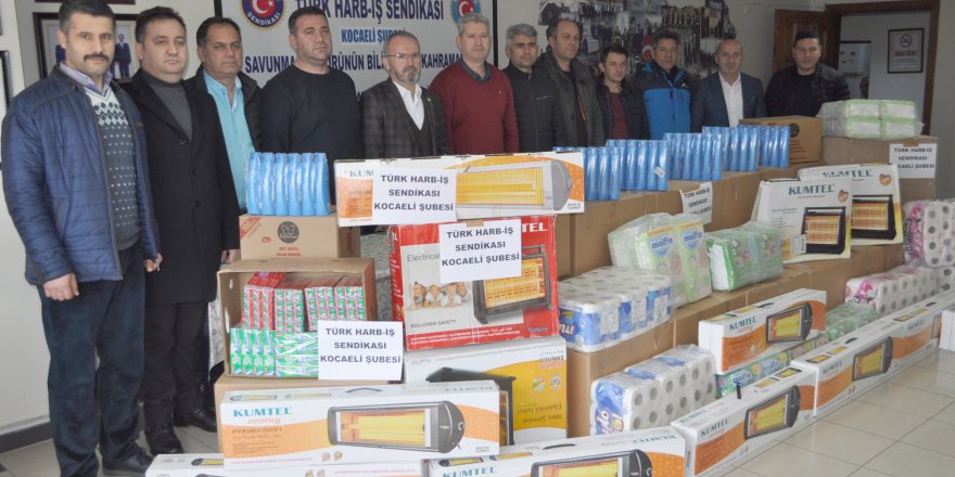 Türk Harb-İş Sendikası’ndan yardım