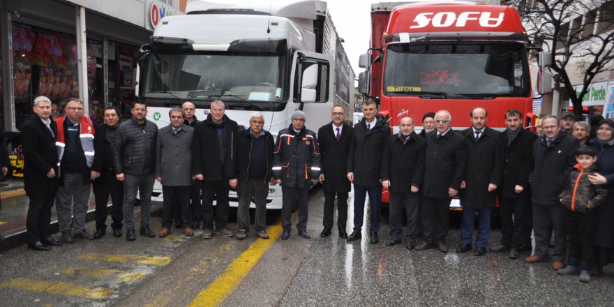 Kocaeli’den depremzedelere yardım