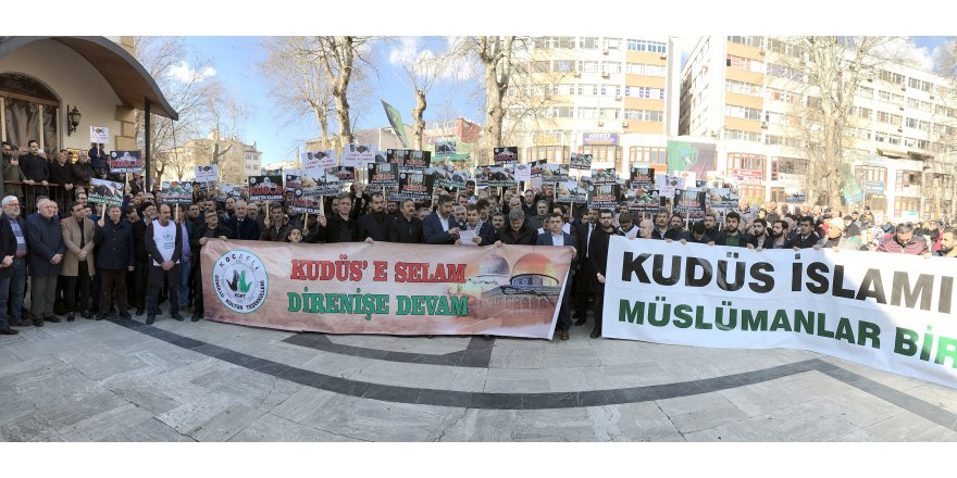 Orta Doğu barış planını protesto ettileer