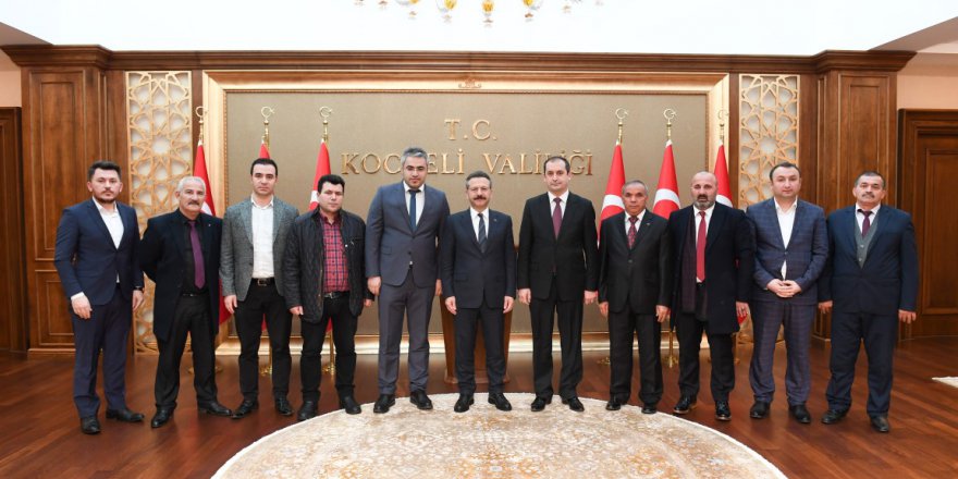 Ordulular Vali Aksoy’u ziyaret etti