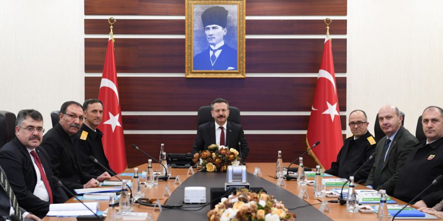 İl güvenlik toplantısı yapıldı