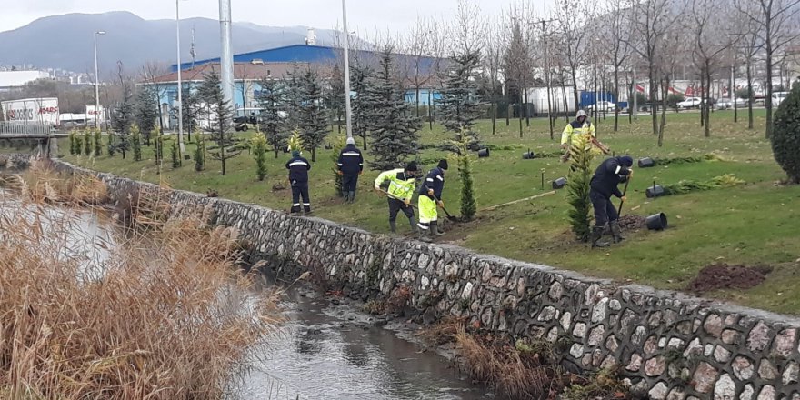 Gölcük sahilleri bahara hazırlanıyor