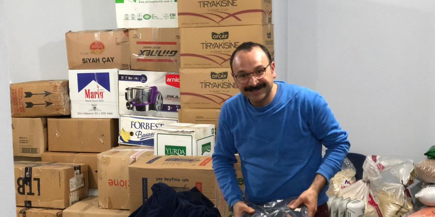 Depremzedelere yardım gönderiyorlar