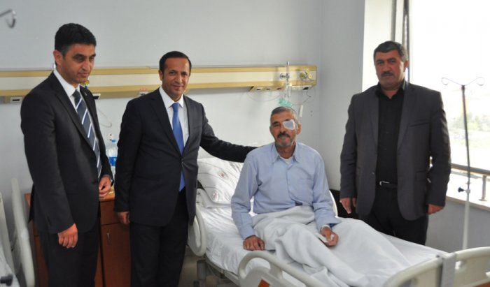 Başkan Toltar’dan hasta ziyareti