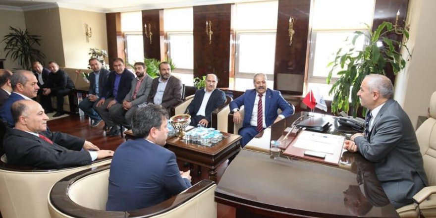 BÜYÜKŞEHİR VE 12 İLÇE BELEDİYE BAŞKANI’NA ZİYARET