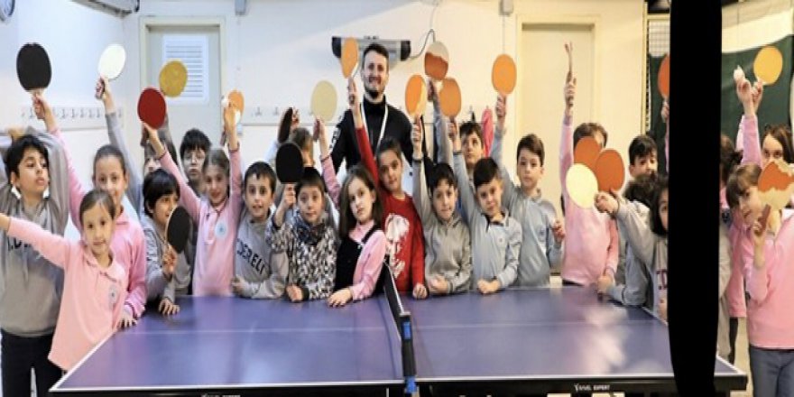 Masa tenisi kursuna öğrencilerden yoğun ilgi