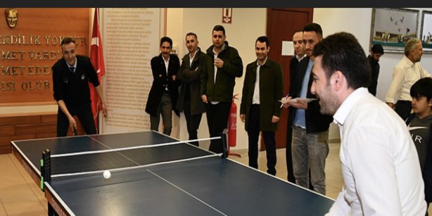 Çayırova’da masa tenisi heyecanı