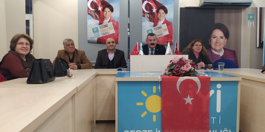 İYİ Gebze’de yeni yönetimden ilk toplantı