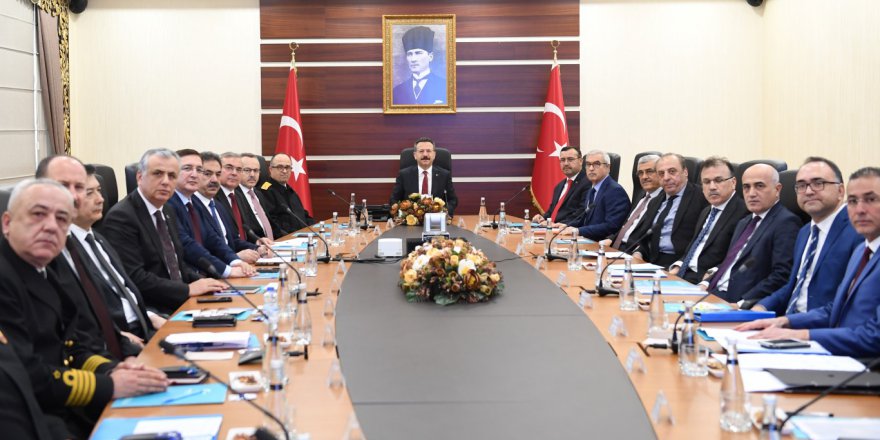 İl Güvenlik ve Asayiş Koordinasyon toplantısı