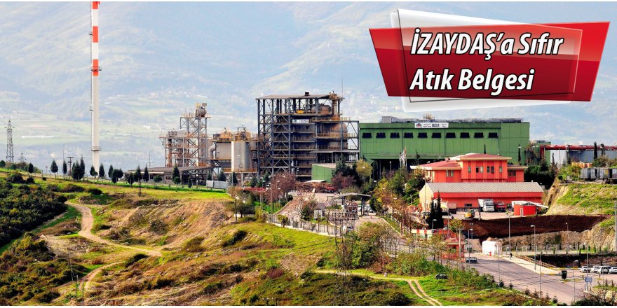 İZAYDAŞ’a Sıfır Atık Belgesi