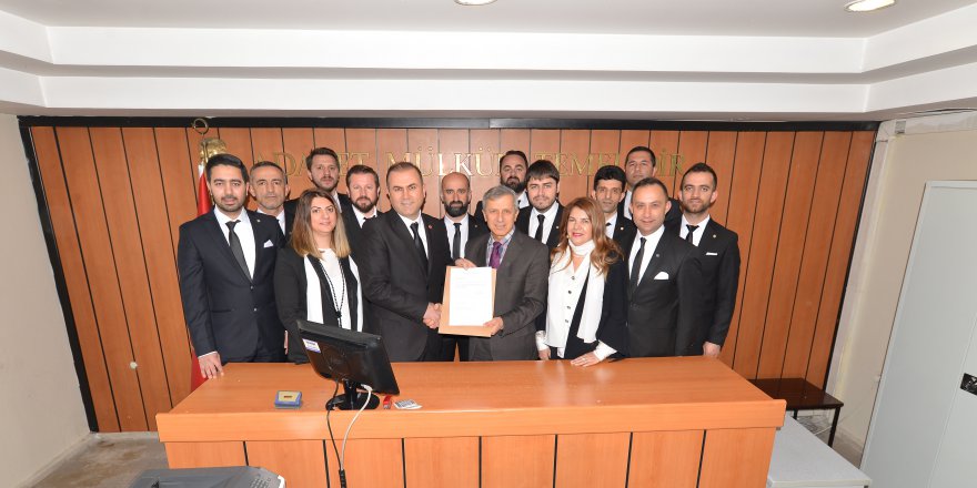 İMO Başkanı Bulut mazbatasını aldı